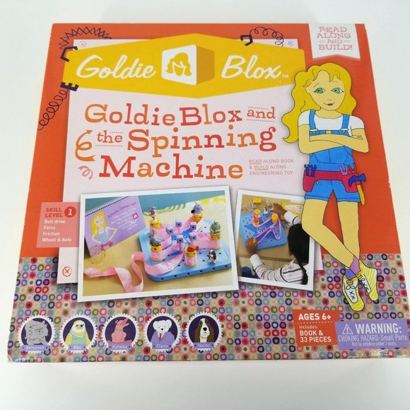Goldie Blox Spinning Machine Design Maker STEM Learning Education 6+ Years Girl - Picture 2 of 13